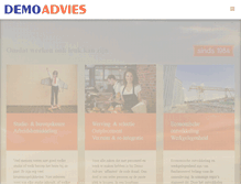 Tablet Screenshot of demo-advies.nl